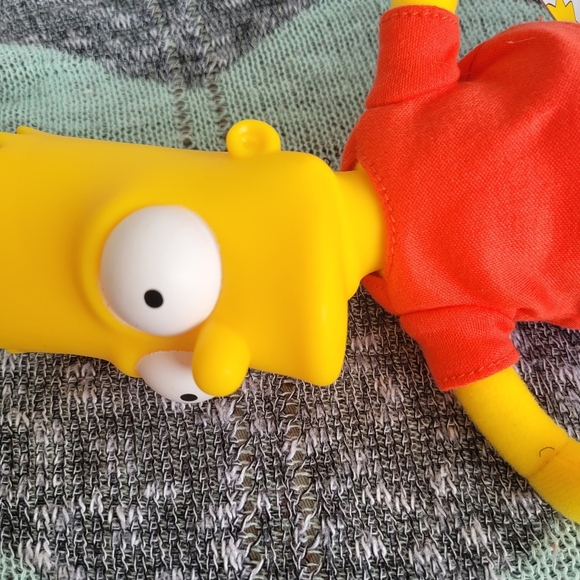 Bart Simpson Jakks Pacific The Simpsons Stuffed Animal Plush Toy Brand New - Picture 3 of 8